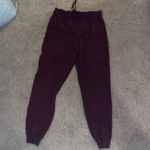 Lululemon joggers maroon